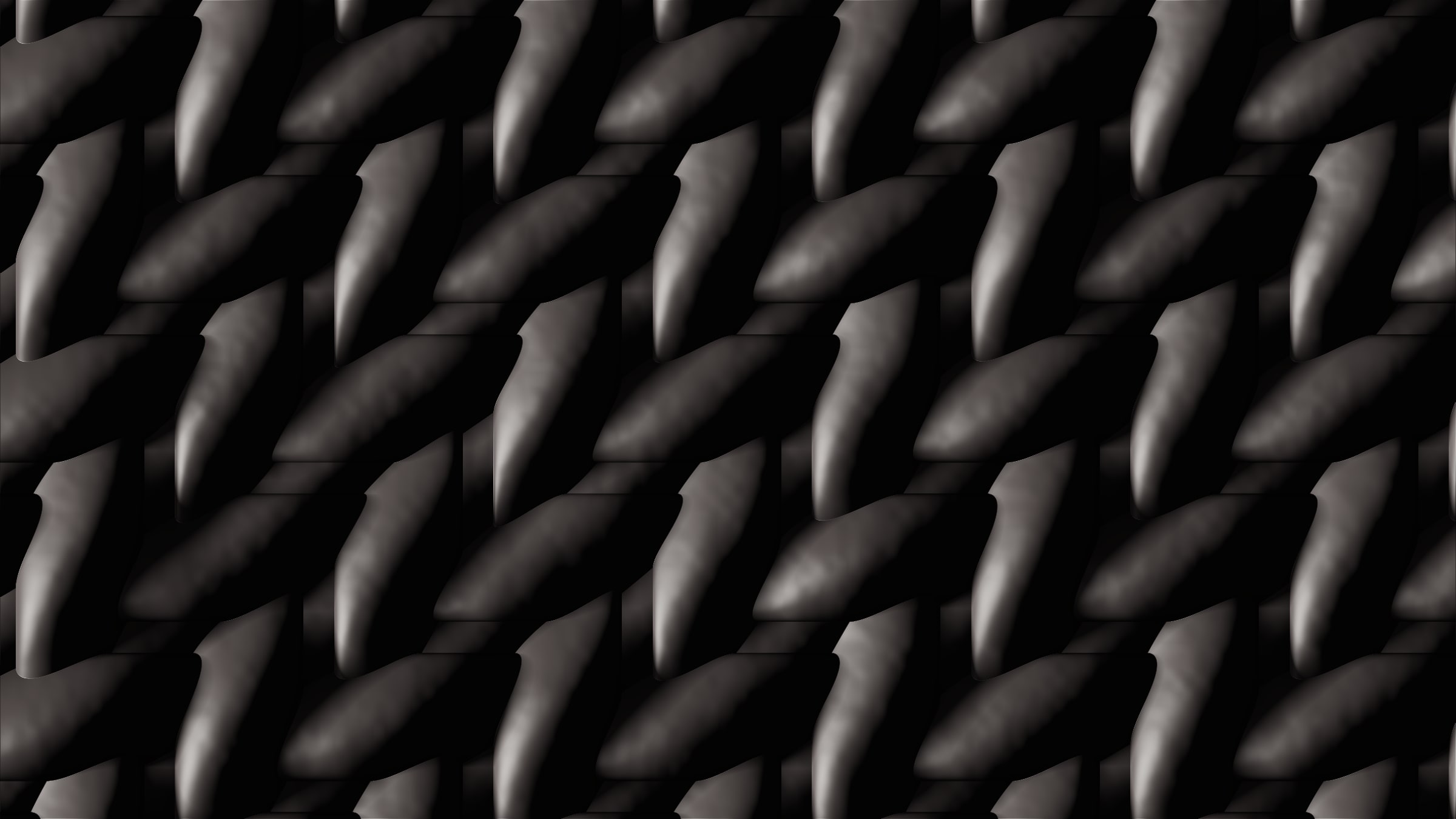 Woven cloth surface at high magnification, ridges casting shadow
